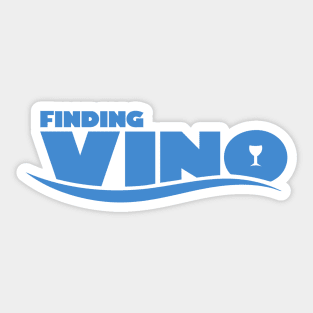 Finding Vino Sticker